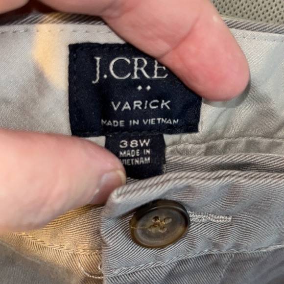J. Crew Varick Short, Men's 38 Grey, Chino - Picture 5 of 7